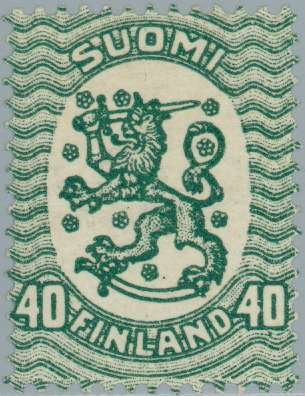 Definitive series I: Lion type m/17 without watermark