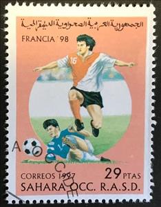 Stamp, Fifa WM 1998 Frankreich, Cinderellas,  , Football (Soccer), Sports