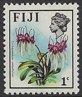 Stamp, Cirrhopetalum umbellatum, Fiji,  , Orchids
