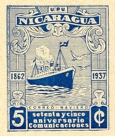 Postal steam ship