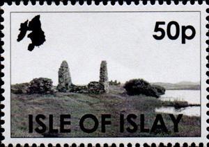 Stamp, Finlaggan Castle, Cinderellas,  , Tourism