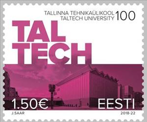Stamp, Tallinn Technical University, Centenary, Estonia,  , Universities