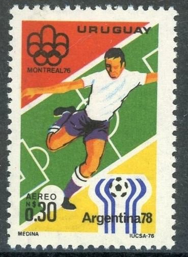 Football player, Emblem Olympic Games 1976b& World Cup 1978