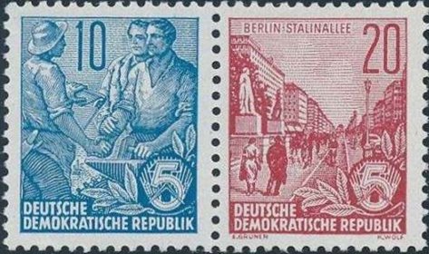 3 Workers, Berlin Stalin Avenue