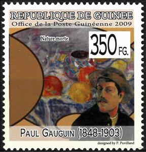 Stamp, Paul Gauguin (1848-1903), Cinderellas,  , Paintings
