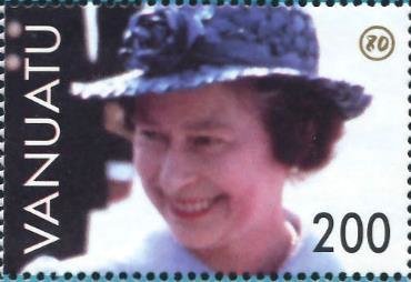 Stamp, Queen Elisabeth II., Vanuatu,  , Queens, Anniversaries and Jubilees