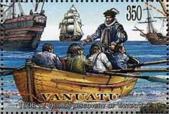 Pedro Fernandes de Queirós landed with his Fleet to Vanuatu
