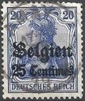 overprint on "Germania"