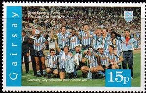 Stamp, Coventry City, Cinderellas,  , Football (Soccer)