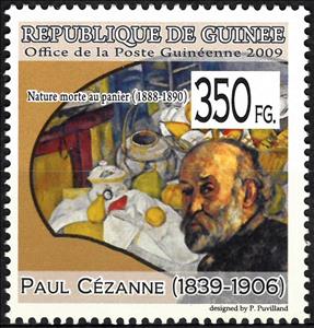 Stamp, Paul Cezanne (1839-1906), Cinderellas,  , Paintings