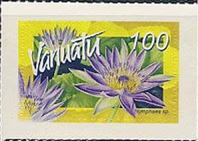 Stamp, Nymphaea sp., Vanuatu,  , Flowers