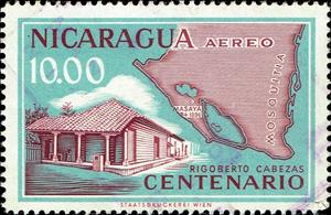 Stamp, Map of the Mosquito Coast, Nicaragua,  , Maps
