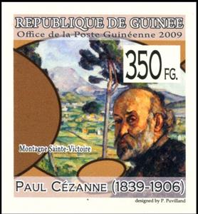 Stamp, Paul Cezanne (1839-1906), Cinderellas,  , Paintings