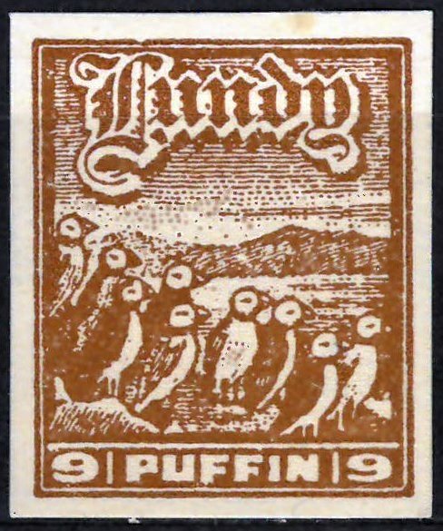 Colony of Puffins