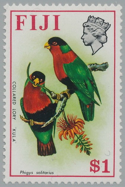 Collared Lory (Phigys solitarius) 