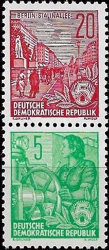 Berlin Stallin-Avenue,Woman at the steering wheel