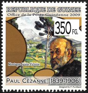 Stamp, Paul Cezanne (1839-1906), Cinderellas,  , Paintings