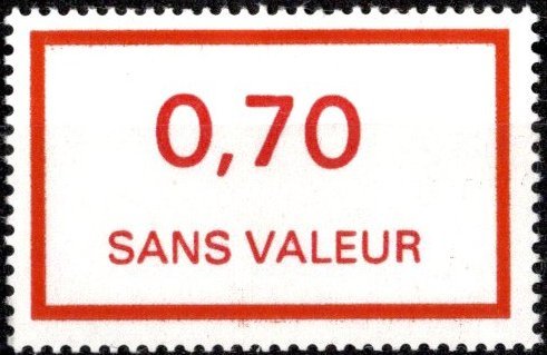 Timbre fictif de cours d'instruction