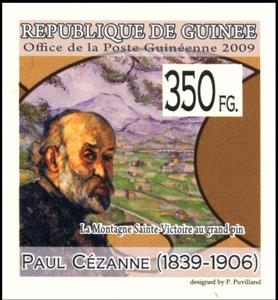 Stamp, Paul Cezanne (1839-1906), Cinderellas,  , Paintings