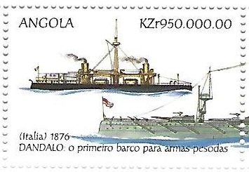 The First Boat for Heavy Weapons, Italy, 1876 - Dandalo