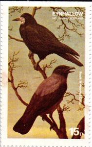 Stamp, Rook and Hooded Crow, Cinderellas,  , Birds
