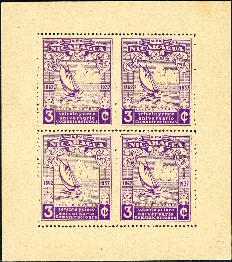 Postal sailing ship