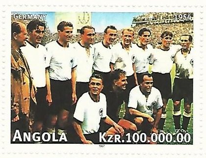 World Championship of Soccer 1954 - Germany Champion