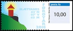 Stamp, Lighthouses of Faroes - Slaettanes, Faroe Islands,  , Lighthouses
