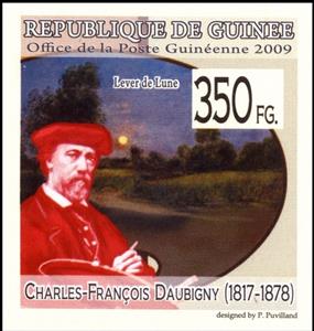Stamp, Charles-Francois Daubigny (1817-1878), Cinderellas,  , Paintings