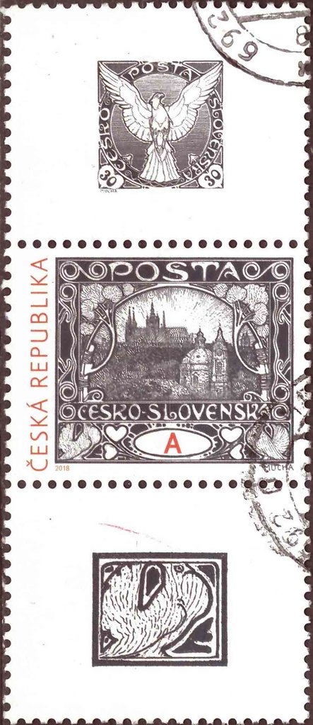 Heritage of Czech Philatelic Design : Mucha's Hradcany