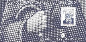 Souvenir Sheet, Abbe Pierre, France,  , Famous People, Men, Religion, Theologians