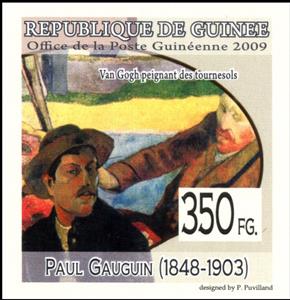 Stamp, Paul Gauguin (1848-1903), Cinderellas,  , Paintings