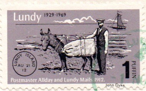 40th Anniv. of 1st Lundy stamp, Donkey