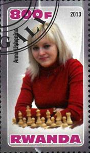 Stamp, Anna Ushenina, Cinderellas,  , Chess, Sports