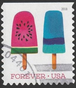 Stamp, Frozen Treats 1 of 10, United States of America,  , Candy, Food, Gastronomy