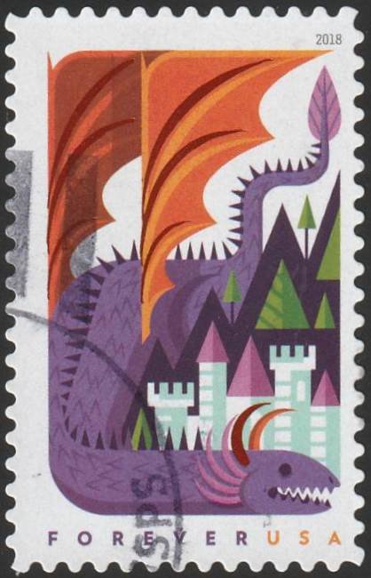 Purple Dragon and Castle
