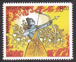 Stamp, The Ramayana, India,  , Literature