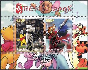 Mini Sheet, Olympic Games - Pekin 2008, Cinderellas,  , Olympic Games, Sports