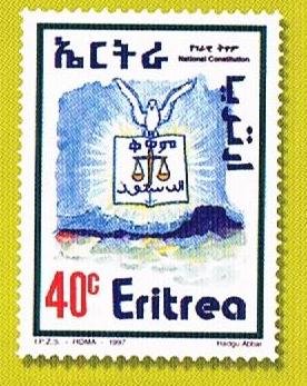 Stamp, Constitution, Eritrea,  , Politics