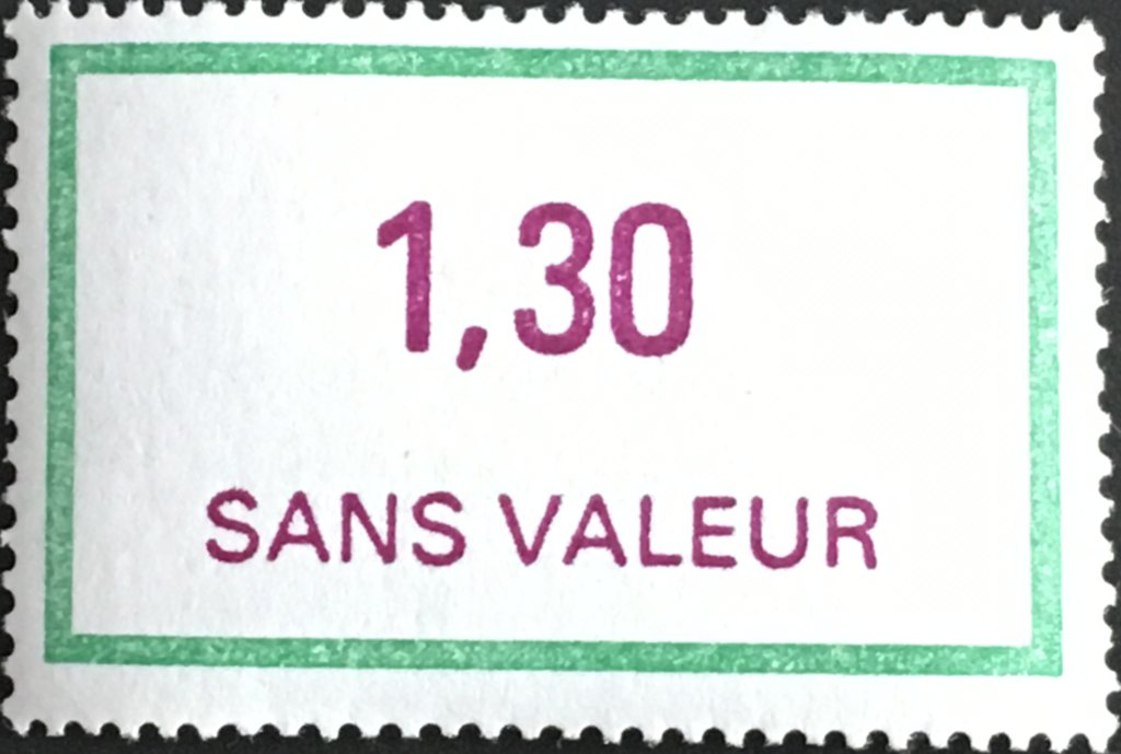 Timbre fictif de cours d'instruction