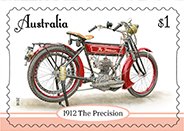 Stamp, The Precision (1912), Australia,  , Motor Scooters