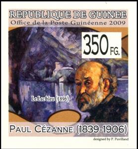 Stamp, Paul Cezanne (1839-1906), Cinderellas,  , Paintings
