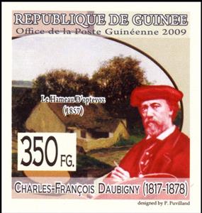 Stamp, Charles-Francois Daubigny (1817-1878), Cinderellas,  , Paintings