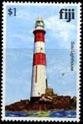 Stamp, Solo Lighthouse, Fiji,  , Lighthouses, Buildings