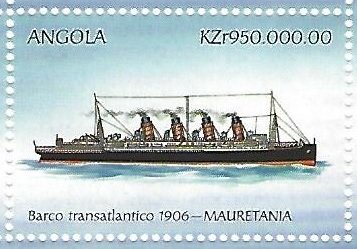Transatlantic Boat 1906 - Mauretania