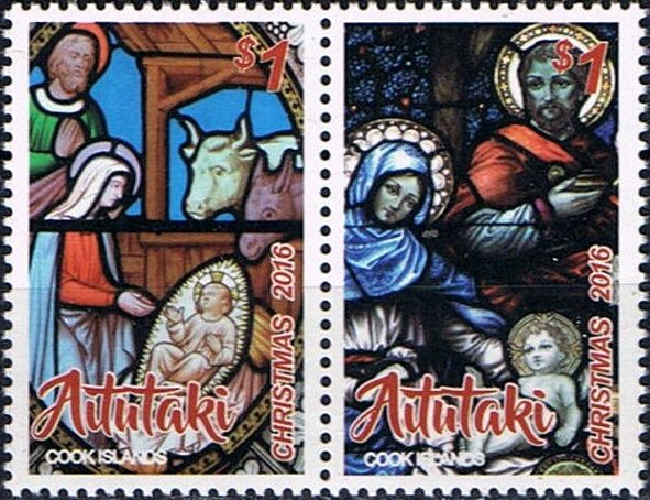 Christmas. Nativity Scenes in Stained Glass