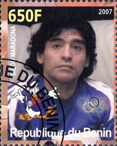 Stamp, Diego Maradona, Cinderellas,  , Olympic Games, Sports
