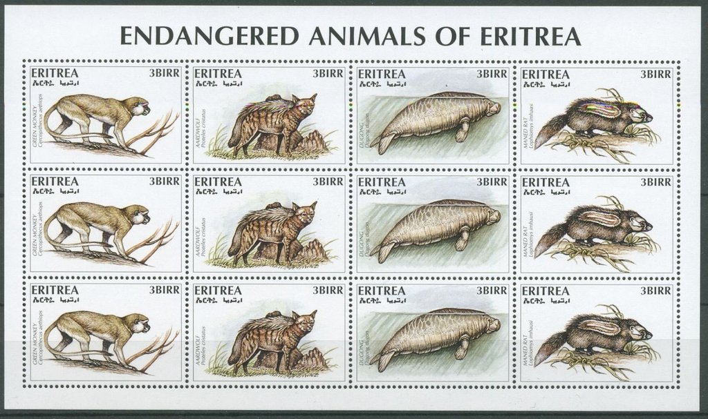 endangered animals of Eritrea