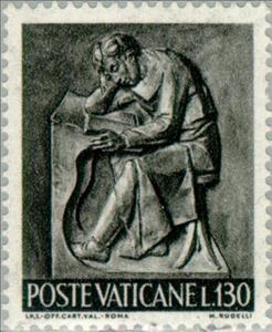 Stamp, Study, Vatican City,  , Philosophy 