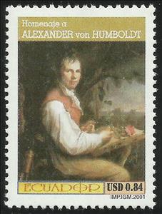 Stamp, Alexander von Humbold, Ecuador,  , Explorers, Paintings